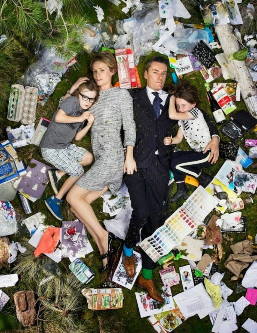 Foto impactante: ¿cuánta basura produce en una semana