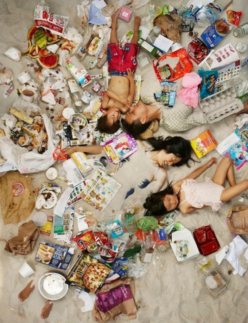 Foto impactante: ¿cuánta basura produce en una semana
