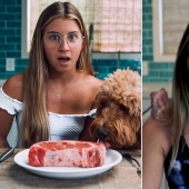 Freaked out: blogger is a vegetarian village on a meat diet and angered its subscribers