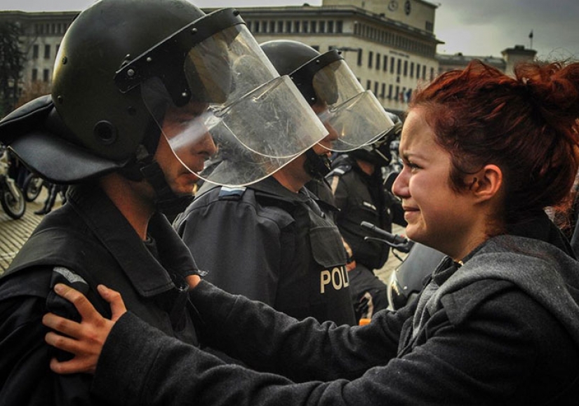 Fuerte, sexo débil: la mayoría de fotos impactantes de la mujer, los movimientos de protesta