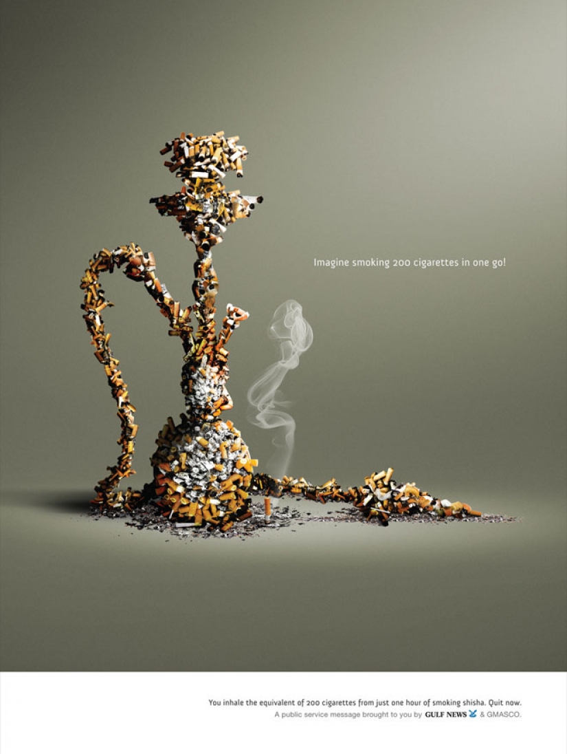 Fumar mata a: ejemplos de las más impactantes anuncios antitabaco