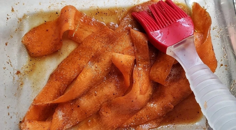 Fun crack: videorecipe bacon carrot in aerogrill