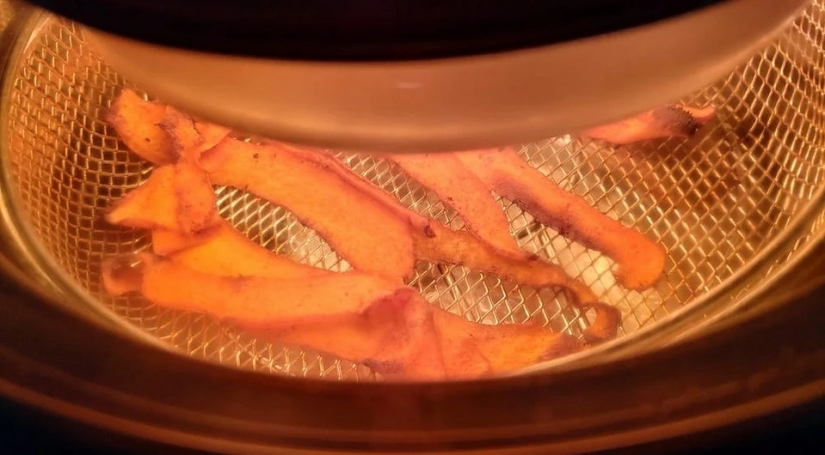 Fun crack: videorecipe bacon carrot in aerogrill