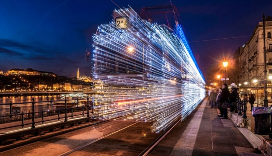 Ghost train and other wonders a long exposure