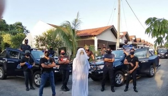 Ghosts pandemic: ghosts frighten the inhabitants of Indonesia and Malaysia during the quarantine