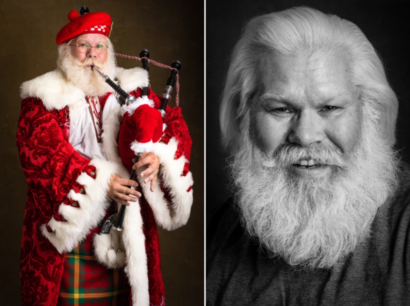 Good holiday photo project: the many Santa Claus