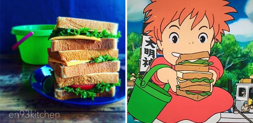 Great idea how to feed a naughty child: Japanese serves cartoons Miyazaki