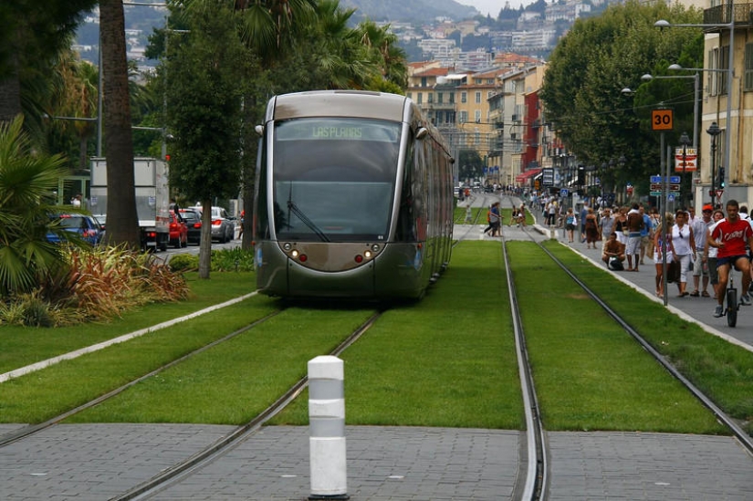 Green tramways in Europe