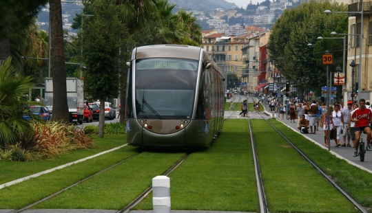 Green tramways in Europe