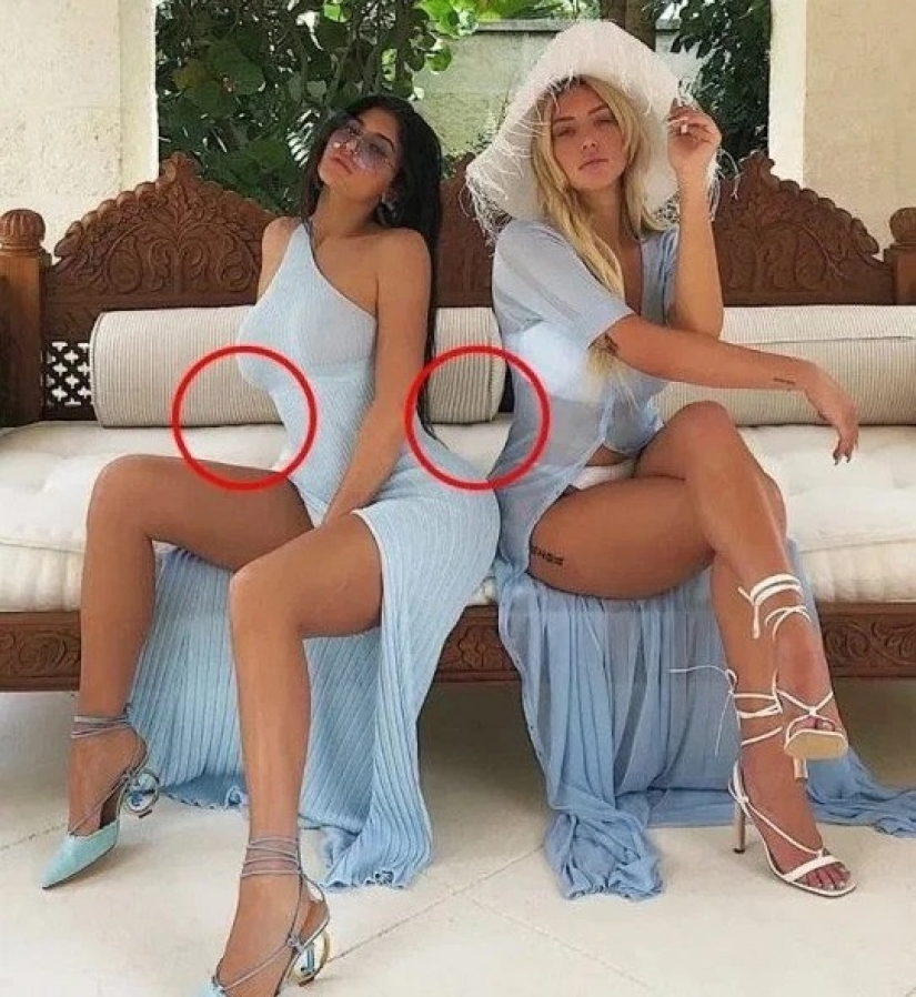 Ha notado usted? El más llamativo de los defectos en las imágenes de las hermanas Kardashian