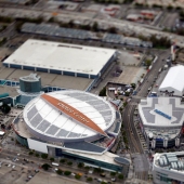 Happy birthday, Los Angeles: City of Angels from the height of bird flight