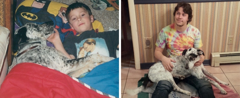 Heart breaks: the first and last photos of owners with their Pets