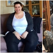 His own mother does not recognize the girl lost weight from 165 to 75 kg