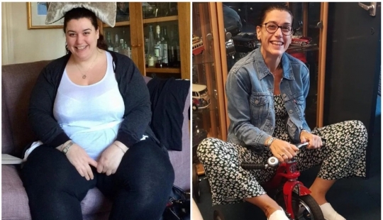 His own mother does not recognize the girl lost weight from 165 to 75 kg