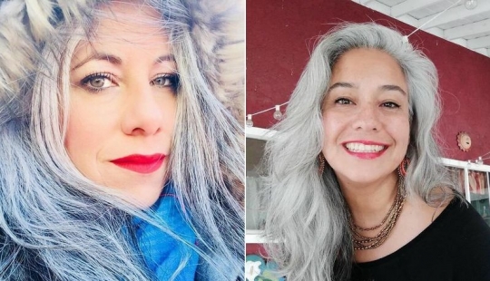 Historias inspiradoras de mujeres que aceptar y amar a su pelo gris