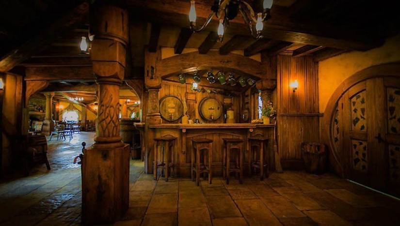 Hobbit bar en Nueva Zelanda