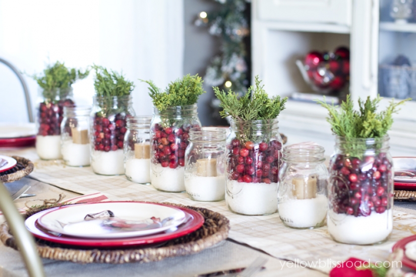 How to decorate the table for the New year: 20 easy ideas