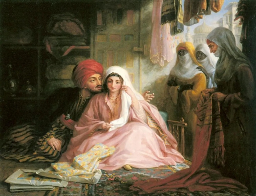 How to get on the bed to sultans and why sultans watched the only woman in the eyes