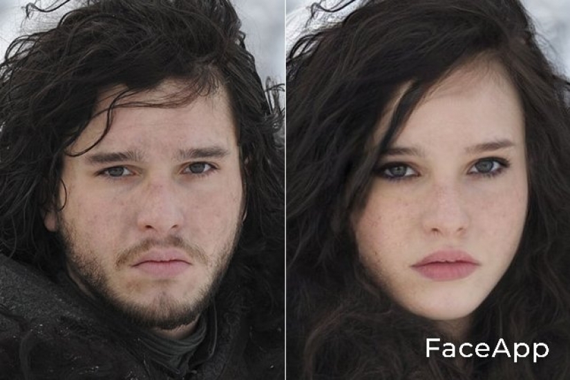 How to look like a female version of johnny Depp, Leonardo DiCaprio and other celebrities of FaceApp