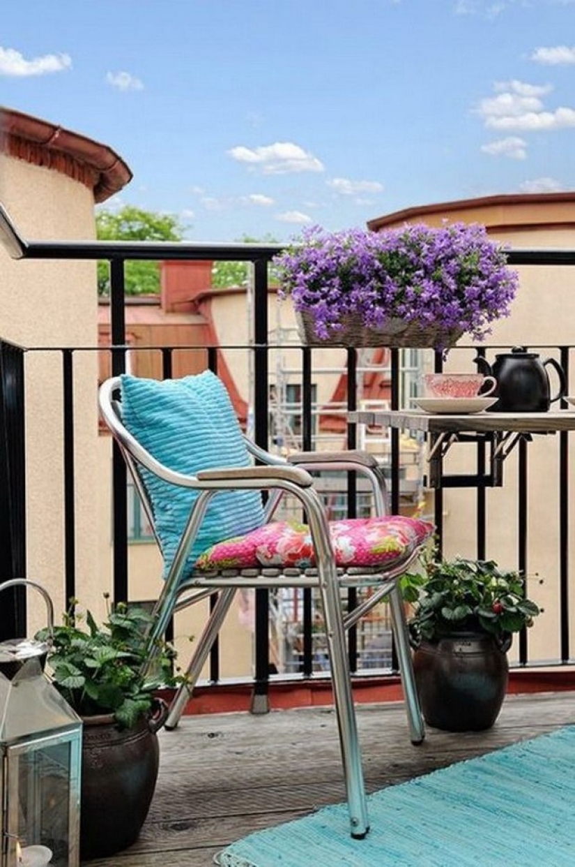 How to turn a balcony into a heavenly place: 7 useful tips and 30 adorable examples