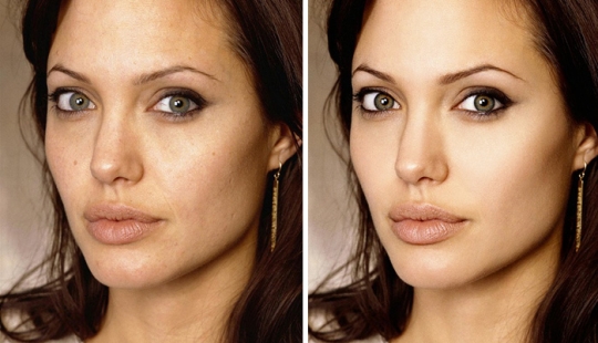 How unrealistic beauty standards are created: celebrities before and after photoshop