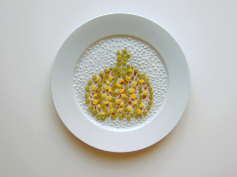 How would it look on your dinner if it was prepared by famous artists
