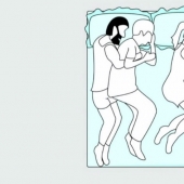 How you sleep, absolutely captures the essence of your relationship