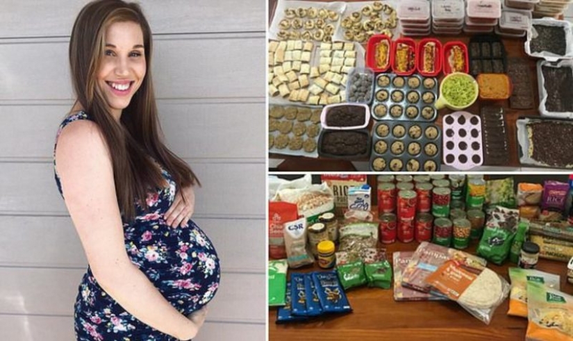 "I made a deal — give birth safely!": Thrifty mom before birth prepared for the future hundreds of meals