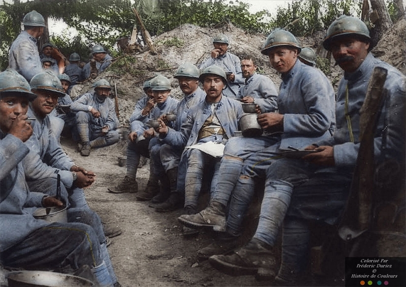 Imágenes a Color de la Primera guerra mundial, que hechos como los de ayer