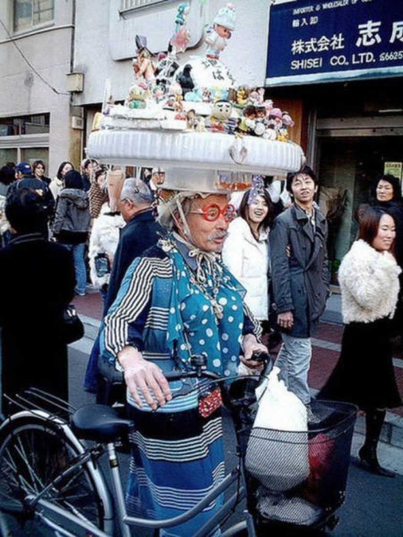 Imágenes ordinarias de la vida en Japón, desde que los Europeos van a subir el ojo en su frente