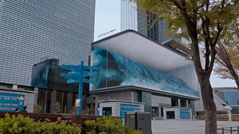 In Seoul appeared the largest anamorphic illusion in the world