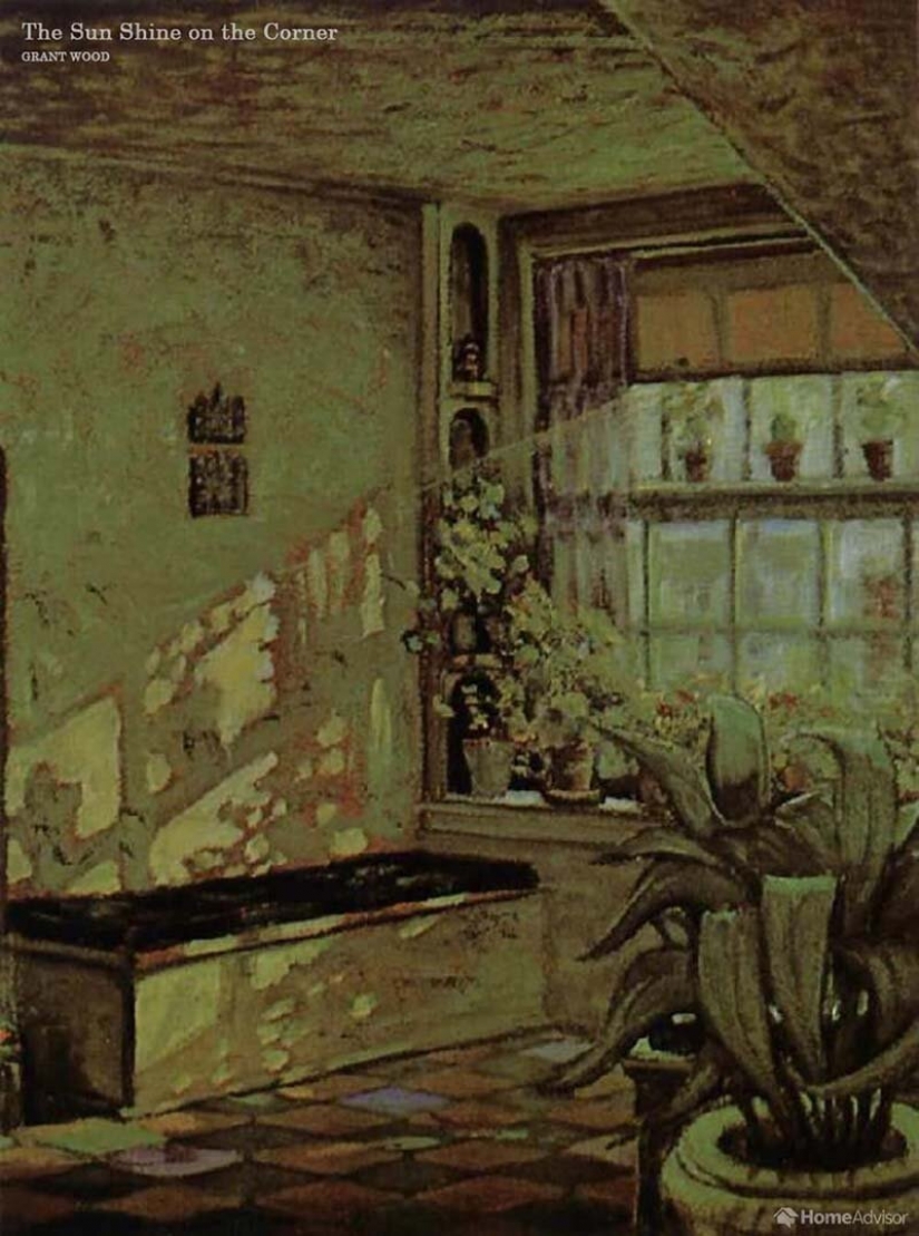 In the bedroom van Gogh: how would look the interiors with paintings by famous artists