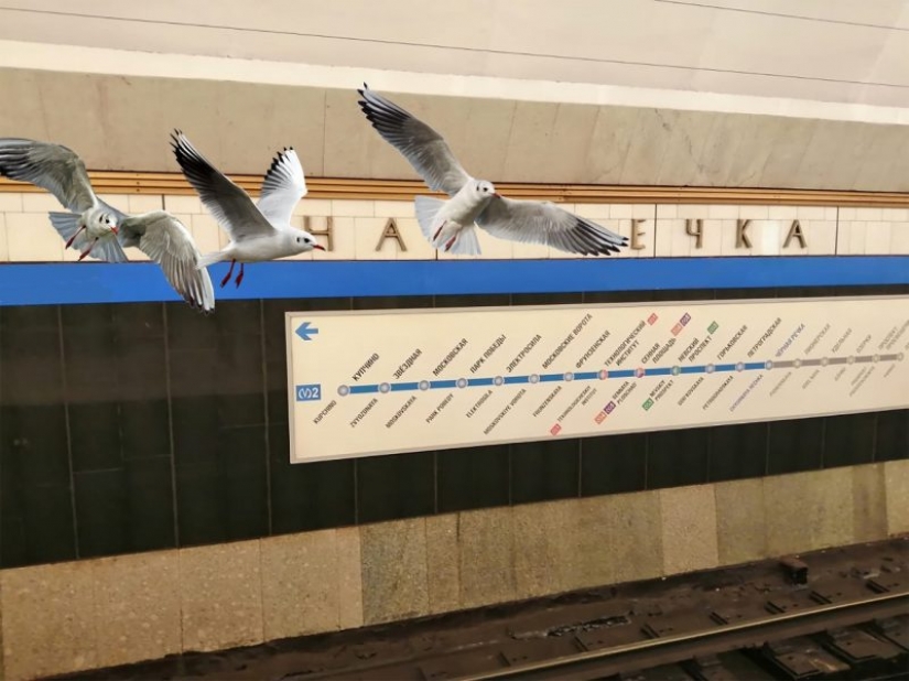 "Ina", "Ilkovskaya" and other stations of the Moscow metro, which nobody knows