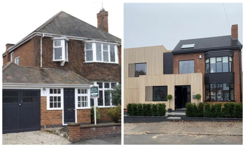 Increíble transformación: el Británico transformó la vieja casa en una mansión de lujo