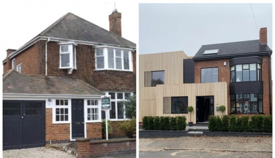Increíble transformación: el Británico transformó la vieja casa en una mansión de lujo