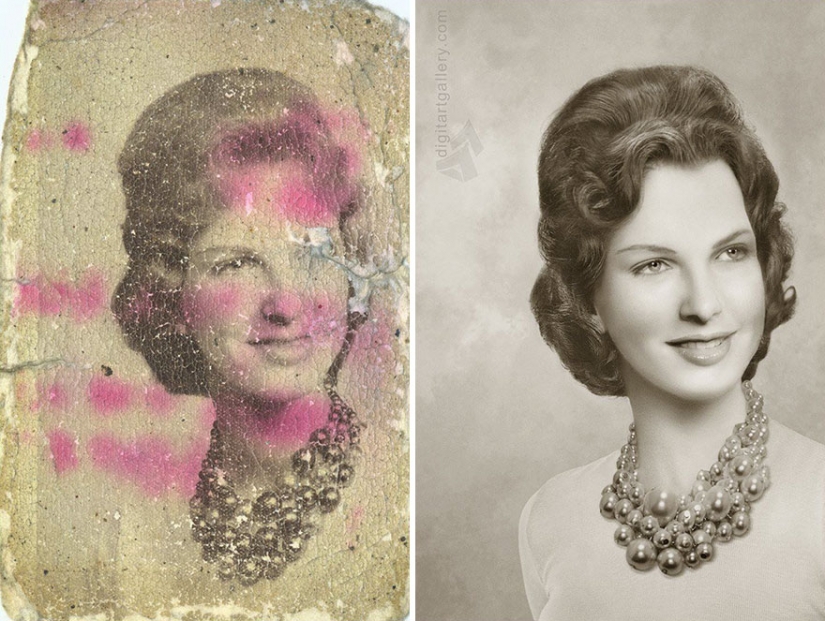 Incredible examples of before and after restoration of old photos from a Retoucher