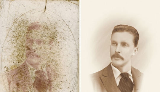 Incredible examples of before and after restoration of old photos from a Retoucher