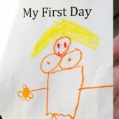 Inocentes dibujos de los niños, que parecen absolutamente indecente