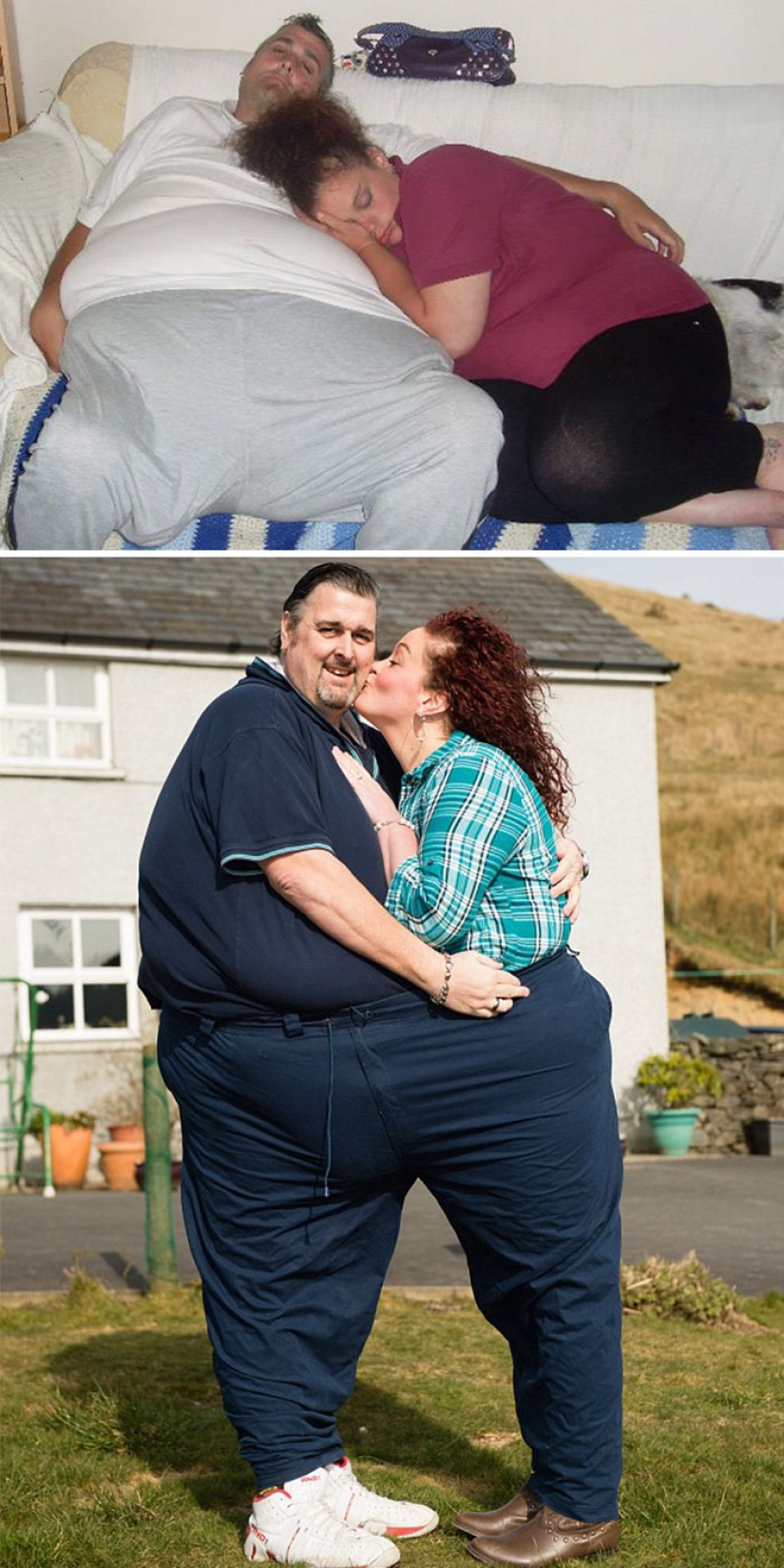 Inspiring photographs couples before and after the weight loss