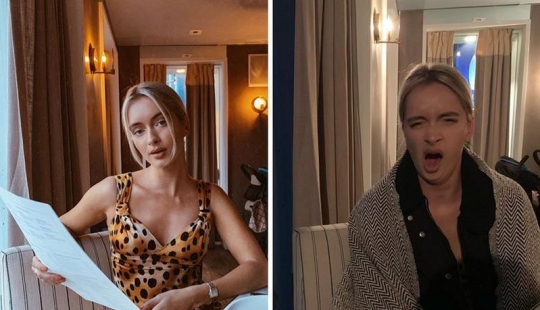 Instagram vs La modelo reveló el secreto, mostrando el ideal y el real de la foto