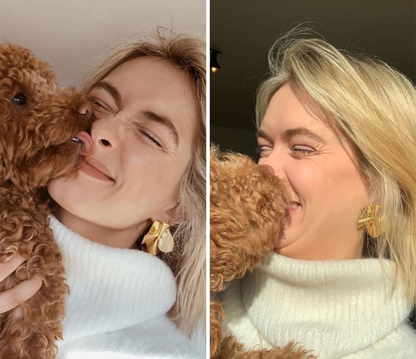 Instagram vs. The model revealed the secret, showing the ideal and the real photo