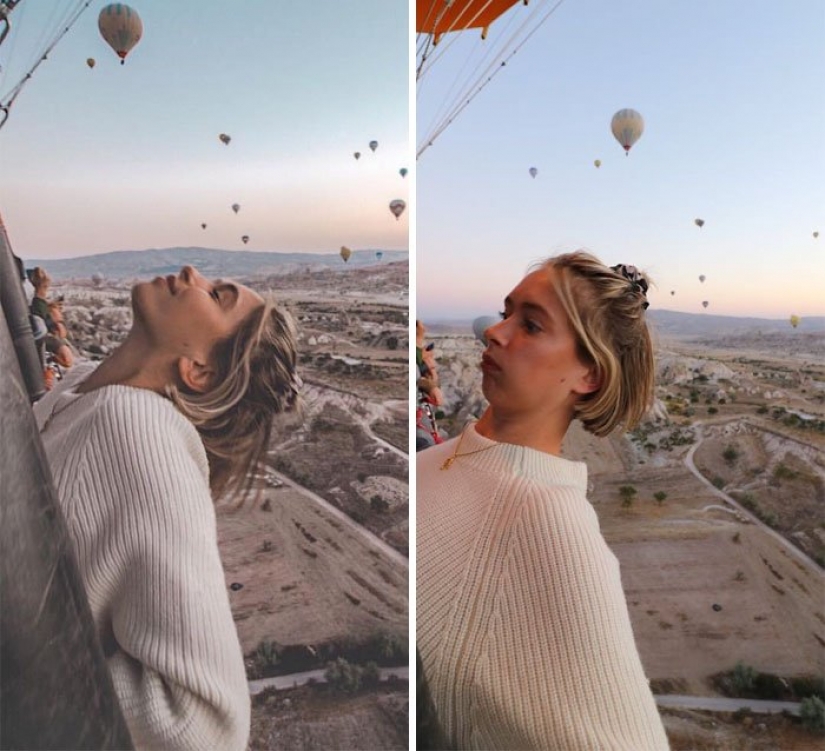 Instagram vs. The model revealed the secret, showing the ideal and the real photo