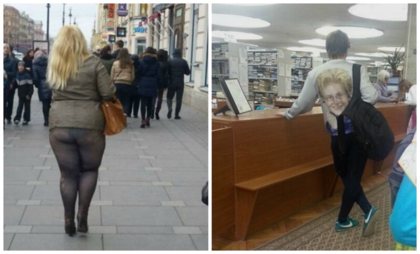 Intelligent crazy, or Strange fashion of St. Petersburg streets