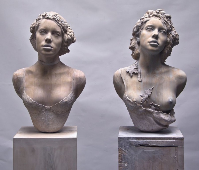 Issues of identity: provocative sculptures of naked women