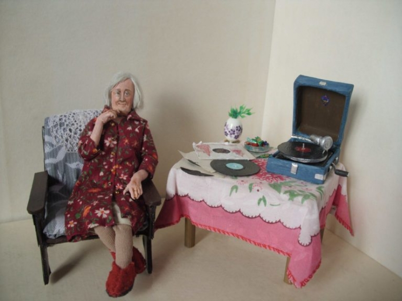 "Juguetes para adultos": un toque de casa de Muñecas miniaturas Irina Verhgradskaya