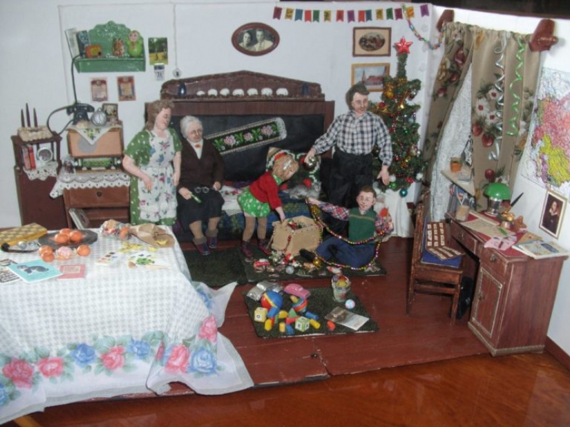 "Juguetes para adultos": un toque de casa de Muñecas miniaturas Irina Verhgradskaya