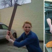 La chica y su cimitarra orcos, Uruk-Hai