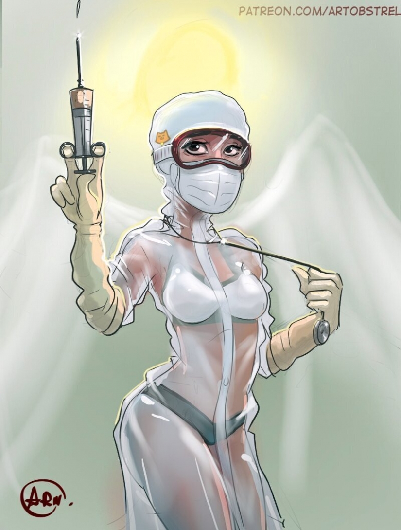 La enfermera en traje de baño de Tula, continúa para volverte loco todo el mundo