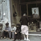 La Kharkov durante la ocupación alemana en color