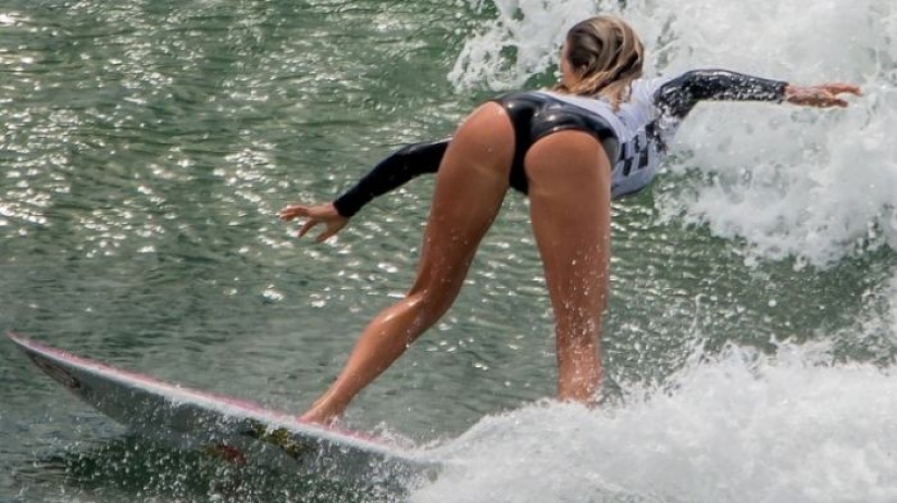 La liga de surf fue prohibido para eliminar las nalgas atletas de primer plano